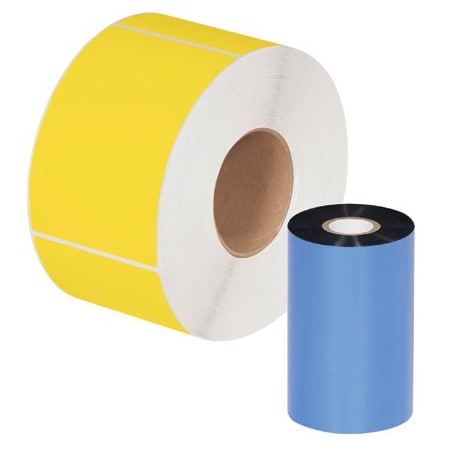 Bsc Preferred 4.33'' x 1181' Black Datamax Thermal Transfer Ribbons - Wax/Resin, 24PK THT171